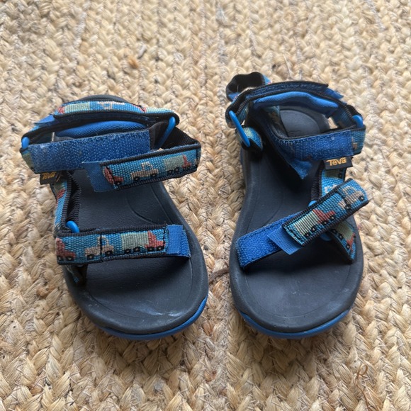 Teva Other - Teva Hurricane XLT 2 Blue Truck Construction Sandals Toddler Size 7 1019390T